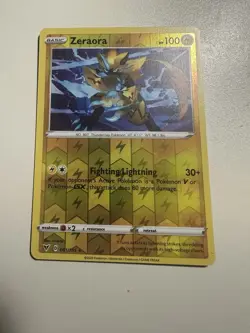Pokemon Zeraora Card - Fighting Lightning GX Holographic Edition - Image 1
