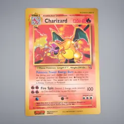 Pokemon Card Charizard 4/102 Corocoro Comic Promo JUMBO NM-EX English Japan JB69 - Image 1