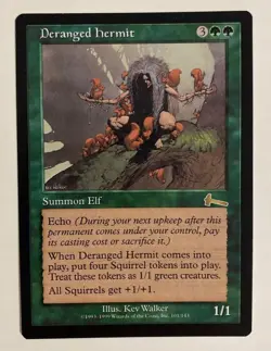 MTG Deranged Hermit Magic 2018 Uncommon English Individual Card - Image 1