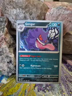 pokemon Cards Gengar Stage2 1pcs+1pcs Sleeve 2024 # 057/091 - Image 1