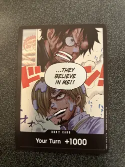 They Believe in Me!! DON!! Card -Fist of Divine Speed Holo One Piece NM OP11 - Image 1