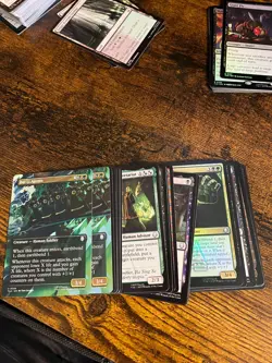 Lot of BLACK MTG Avatar The Last Airbender Cards Rare, Common and Uncommon - Image 2