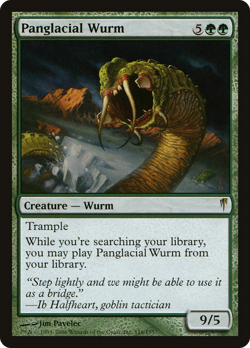 Panglacial Wurm #116 (MP) Coldsnap CSP Magic MTG - Image 1