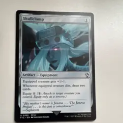 Final Fantasy Skullclamp Artifact Equipment Card 0355 Universes Beyond English - Image 1