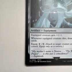 Final Fantasy Skullclamp Artifact Equipment Card 0355 Universes Beyond English - Image 3