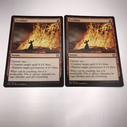Pyroblast X2 Eternal Masters MTG Magic The Gathering BOTH MINT - Image 1