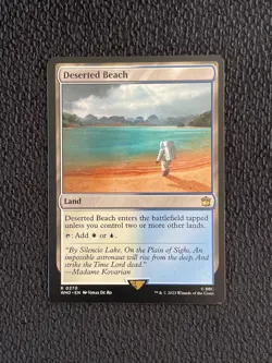 MTG Magic the Gathering Deserted Beach (270/1208) Doctor Who NM - Image 1