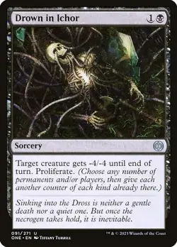 DROWN IN ICHOR X 4 N/M- PHYREXIA: ALL WILL BE ONE MAGIC THE GATHERING - Image 1