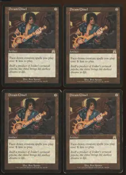 4x Dream Chisel Rare LP/Pl Onslaught Playset Magic the Gathering MTG - Image 1