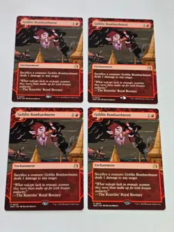 4x Goblin Bombardment - WoE Enchanting Tales - Near Mint - MTG - Image 1