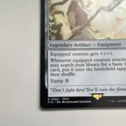 Magic: The Gathering Sword of the Animist Rare Equipment FFVII 0362 English - Image 2