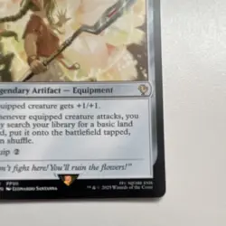 Magic: The Gathering Sword of the Animist Rare Equipment FFVII 0362 English - Image 3