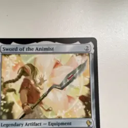 Magic: The Gathering Sword of the Animist Rare Equipment FFVII 0362 English - Image 4