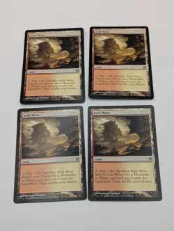 Mtg Zindikar Arid Mesa NM x 4 Playset - Image 1