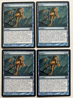 4x Delay - NM Playset - Uncommon - MTG Future Sight - Blue Instant Counterspell - Image 1