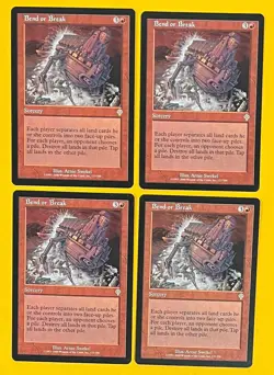 MTG BEND OR BREAK (x4) Invasion (OldManMTG 009-664) - Image 1