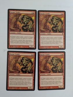 4 Bazaar Trader Worldwake MTG NM Free shipping with tracking - Image 1