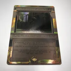 The Scorpion God Masterpiece Series: Amonkhet Invocation Foil DAMAGED See Photos - Image 1
