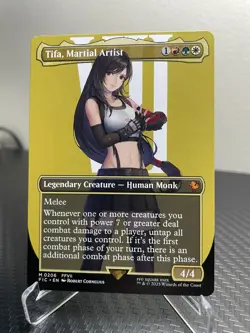 Tifa, Martial Artist #206 - Borderless Regular - NM - MTG: Final Fantasy - Image 1