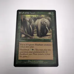 Call of the Herd Odyssey MTG Magic The Gathering MINT - Image 1