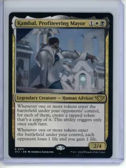 Kambal, Profiteering Mayor Magic: The Gathering 2024 Thunder Junction #211 MTG - Image 1