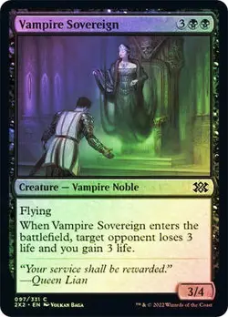 MTG - Vampire Sovereign - Foil - Double Masters 2022 - Magic the Gathering - Image 1