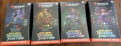 Magic: The Gathering Outlaws of Thunder Junction Commander Deck Lot (4) - Image 1