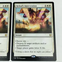 Heliod's Intervention Theros Beyond Death Playset X 4 NM Unplayed Rare Instant - Image 3