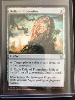 1x Relic of Progenitus Eternal Masters EMA Uncommon MTG NM/M - Image 1