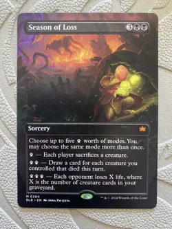 Season of Loss - BLB - 284 - Borderless - LP - MTG - Image 1