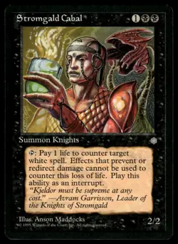 MTG Ice Age - Stromgald Cabal - Lightly played - Image 1