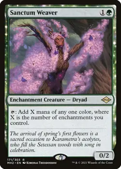 MTG Modern Horizons 2 Sanctum Weaver #171 - Image 1