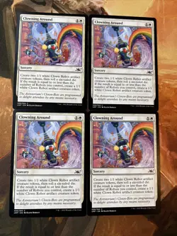 4x Clowning Around MTG Unfinity NM Magic Regular - Image 1