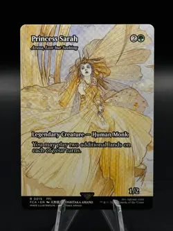 MTG magic FINAL FANTASY rare PRINCESS SARAH showcase FCA #015 THROUGH THE AGES - Image 1