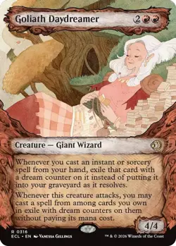 Goliath Daydreamer (Showcase) [Lorwyn Eclipsed] Foil Near Mint - Image 1