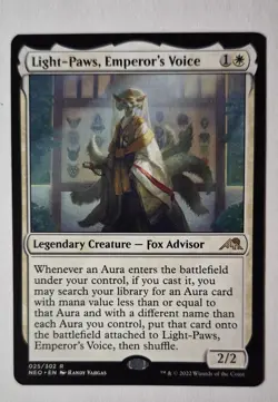 Light-Paws, Emperor's Voice Kamigawa: Neon Dynasty Regular - Image 1