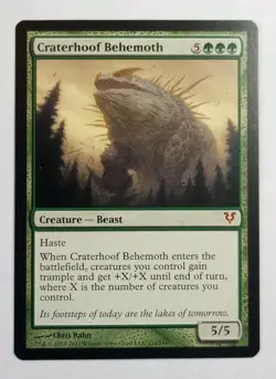 MTG - Craterhoof Behemoth - Avacyn Restored 172/244 - Regular Mythic - Stompy - Image 1