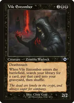 MTG etched foil Modern Horizons 2 Vile Entomber #403 - Image 1