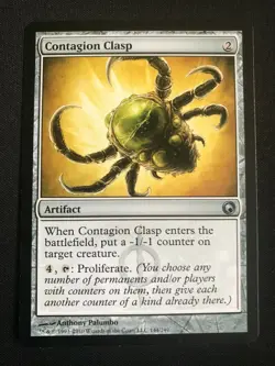 1x Contagion Clasp - Scars of Mirrodin SOM MTG NM - Image 1