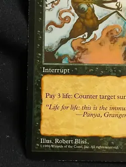 MTG Withering Boon - Mirage - Near Mint (NM) - Rare Black Counterspell - Image 5