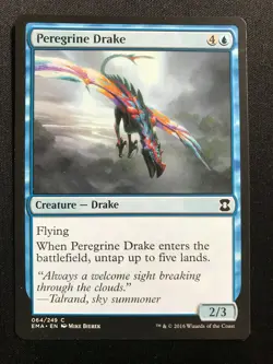 1x Peregrine Drake - Eternal Masters EMA NM/M MTG - Image 1