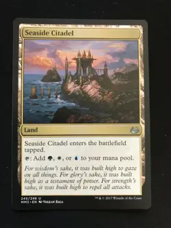 1x Seaside Citadel - Modern Masters 2017 MM3 Uncommon MTG NM - Image 1