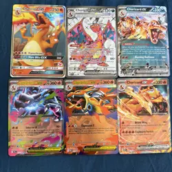 Lot Of Six Charizard Pokemon Cards - Image 1