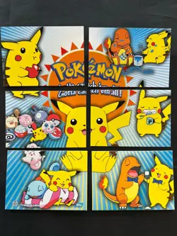 2001 Topps Pokemon Johto Series 3 Puzzle Set #P01-P06 - Non Foil Set - NM (#4) - Image 1
