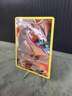 Reshiram XY74 2015 XY: Black Star Promo Pokemon TCG English Full Art LP/MP Read - Image 3
