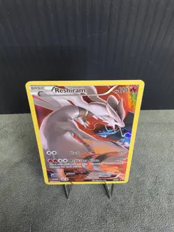 Reshiram XY74 2015 XY: Black Star Promo Pokemon TCG English Full Art LP/MP Read - Image 5