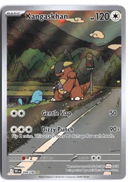 Kangaskhan 204/182 Illustration Rare Destined Rivals Pokemon NM - Image 1