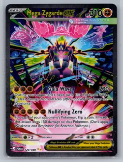 Mega Zygarde ex - 120/088 - Special Illustration Rare - Perfect Order Pokemon NM - Image 1