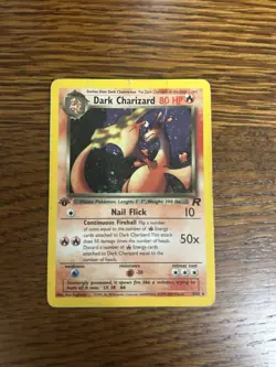 Pokemon Dark Charizard Holo Rare 1st Edition 4/82 Team Rocket - Image 1