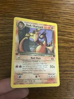 Pokemon Dark Charizard Holo Rare 1st Edition 4/82 Team Rocket - Image 2
